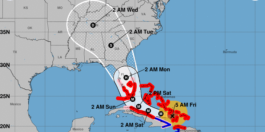 Florida readies for direct impact by Hurricane Irma.