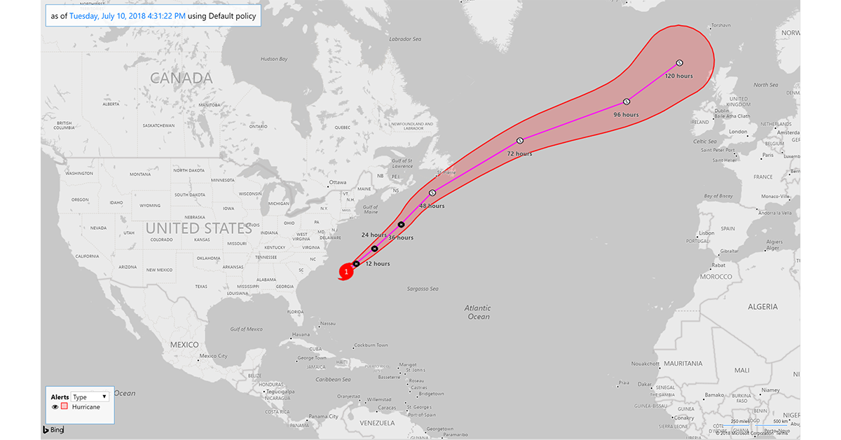 Hurricane Chris Parallels U.S. Coast