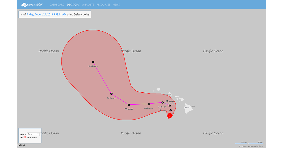 Hurricane Lane Weakening, Moving North Towards Oahu