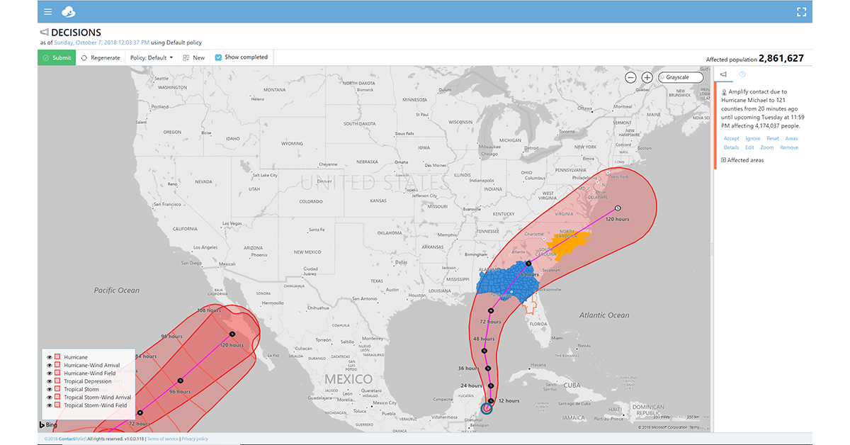 Hurricane Michael is on its way