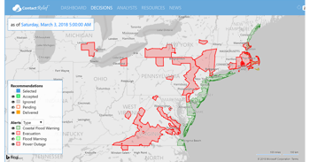 ContactRelief Recommendations for Winter Storm Riley