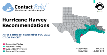 ContactRelief Hurricane Harvey Recommendations for Contact Centers