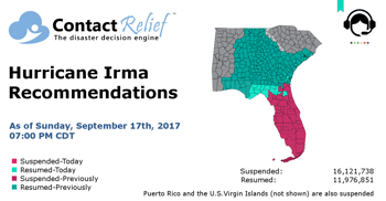 ContactRelief Hurricane Irma Recommendations For Contact Centers