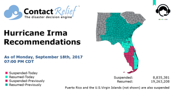 ContactRelief Hurricane Irma Recommendations For Contact Centers