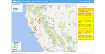 California Wildfires Force Evacuations in Multiple Areas