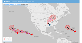 Active Hurricanes in Both the Atlantic and Pacific