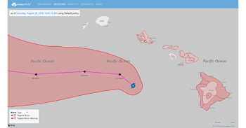 Hurricane Lane Now a Tropical Storm