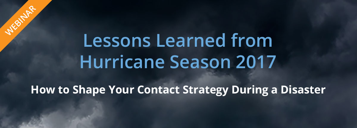 2017 Hurricane Lessons Learned Webinar - Watch Now