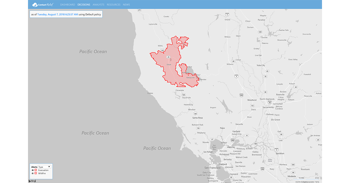 Menocino Complex Wildfire Largest in California History