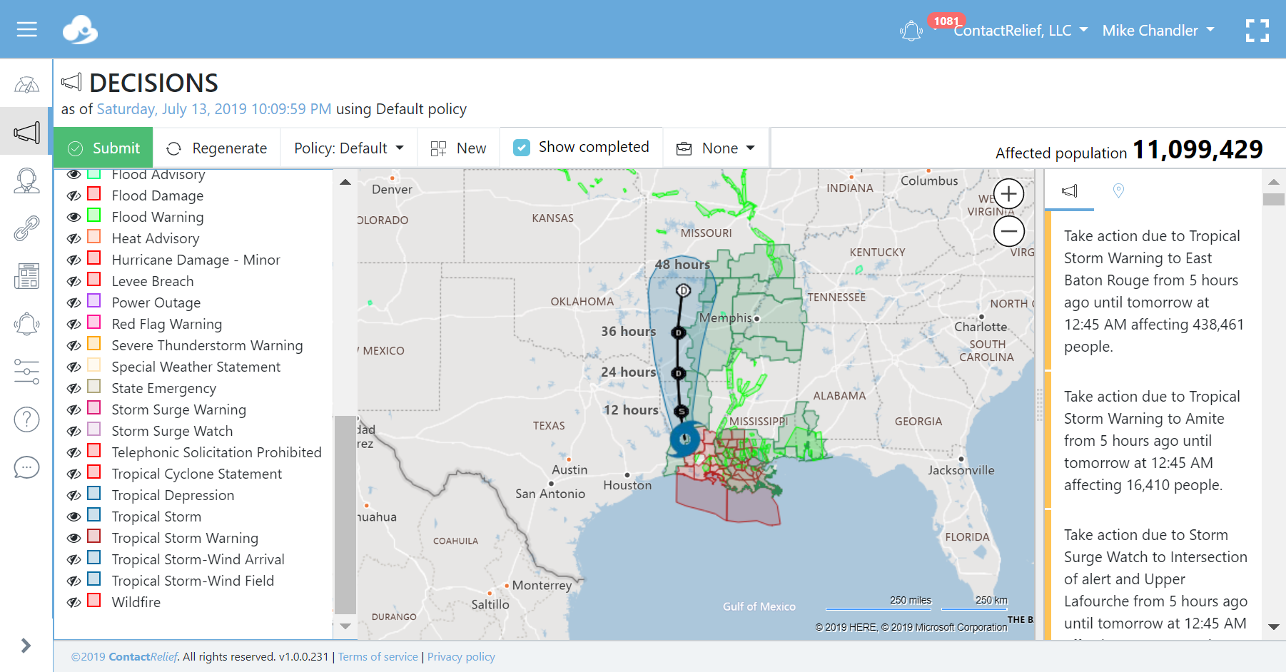 Now Tropical Storm Barry Still a Threat