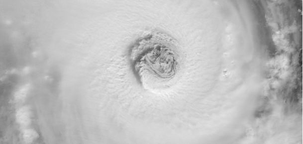 Figure 1. NOAA-20 captured this view of the eye of Cyclone Cebile, Category 4 strength in the Indian Ocean on Jan 30 2018. (courtesy:  NOAA)